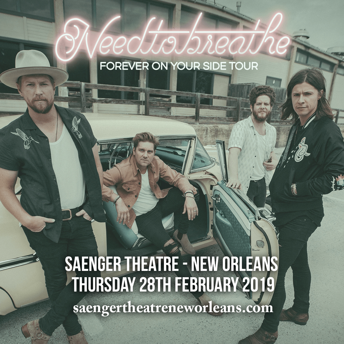 Needtobreathe at Saenger Theatre - New Orleans