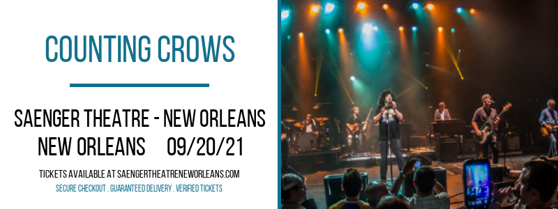 Counting Crows at Saenger Theatre - New Orleans
