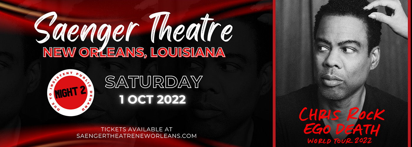 Chris Rock at Saenger Theatre - New Orleans