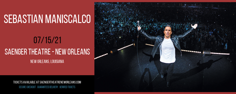 Sebastian Maniscalco at Saenger Theatre - New Orleans