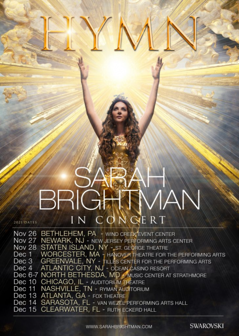 Sarah Brightman at Saenger Theatre - New Orleans