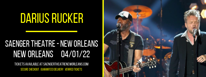 Darius Rucker at Saenger Theatre - New Orleans