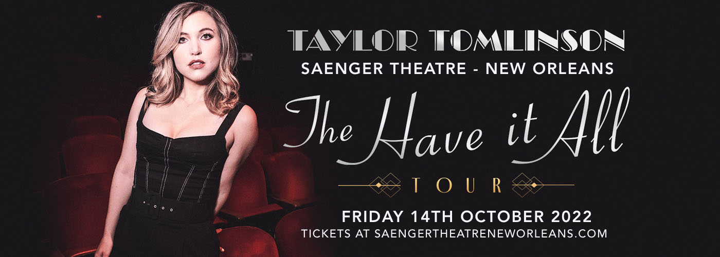 Taylor Tomlinson at Saenger Theatre - New Orleans