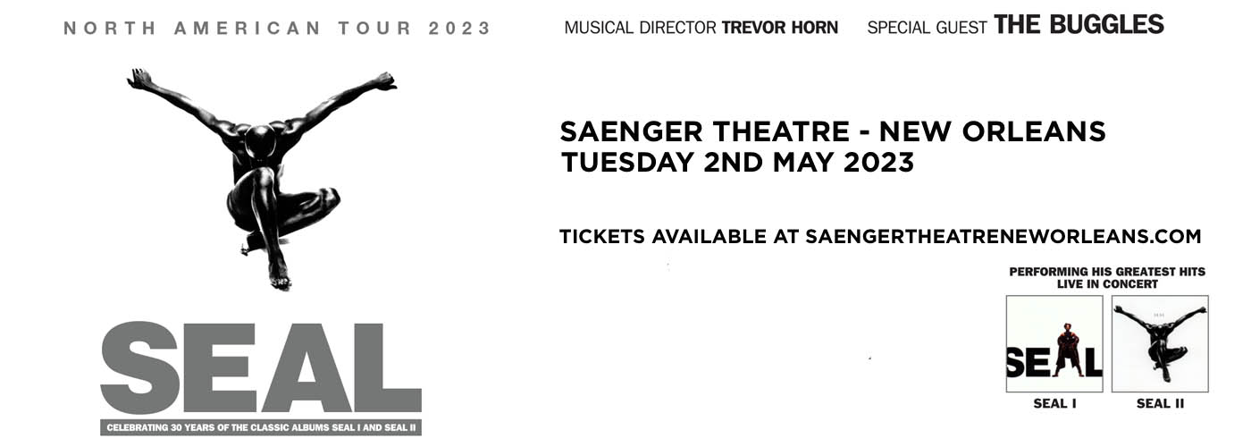 Seal at Saenger Theatre - New Orleans tickets Seal at Saenger Theatre - New Orleans