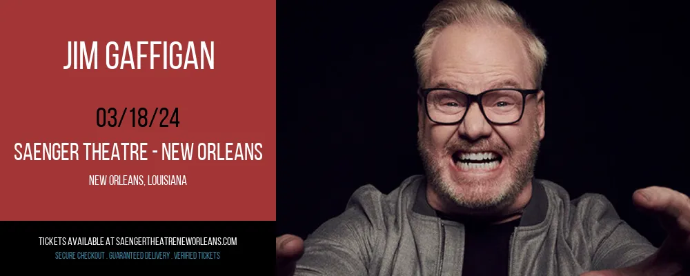 Jim Gaffigan at Saenger Theatre