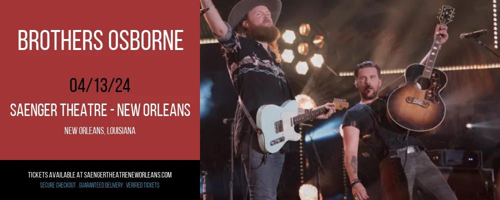 Brothers Osborne at Saenger Theatre