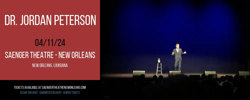 Dr. Jordan Peterson at Saenger Theatre