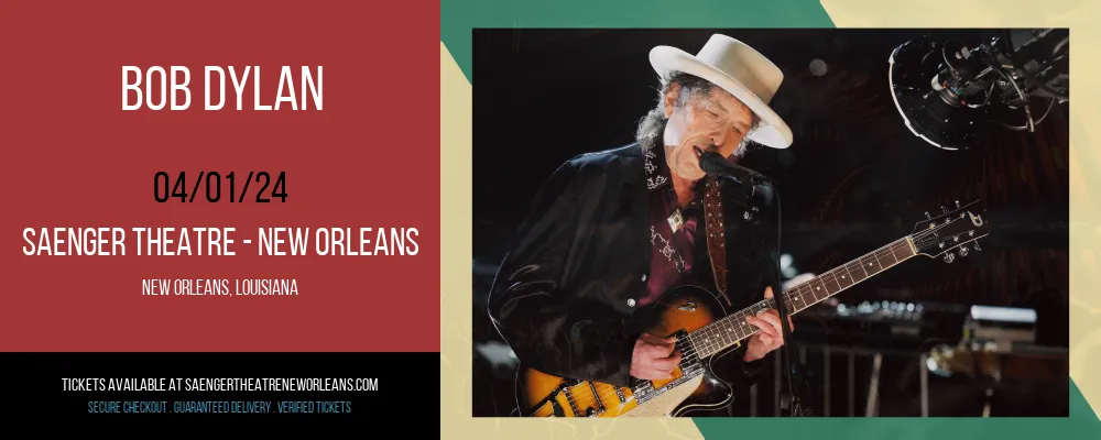 Bob Dylan at Saenger Theatre