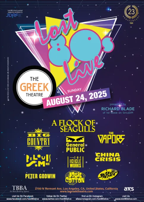Lost 80's Live tickets