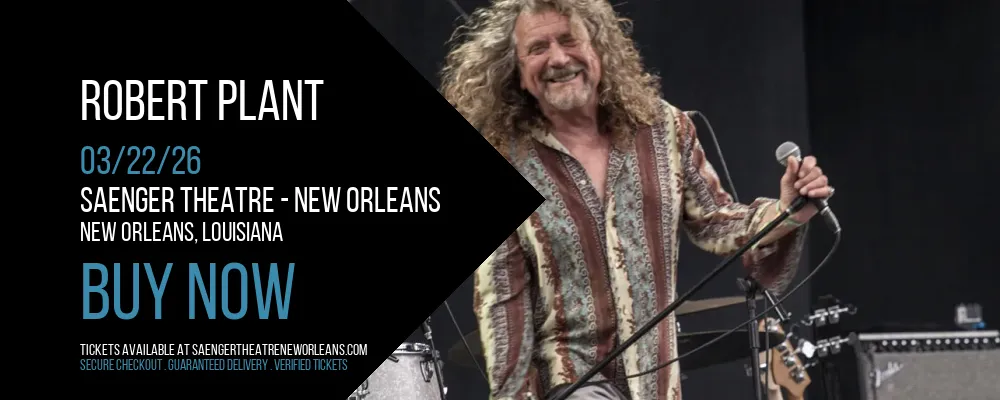 Robert Plant at Saenger Theatre