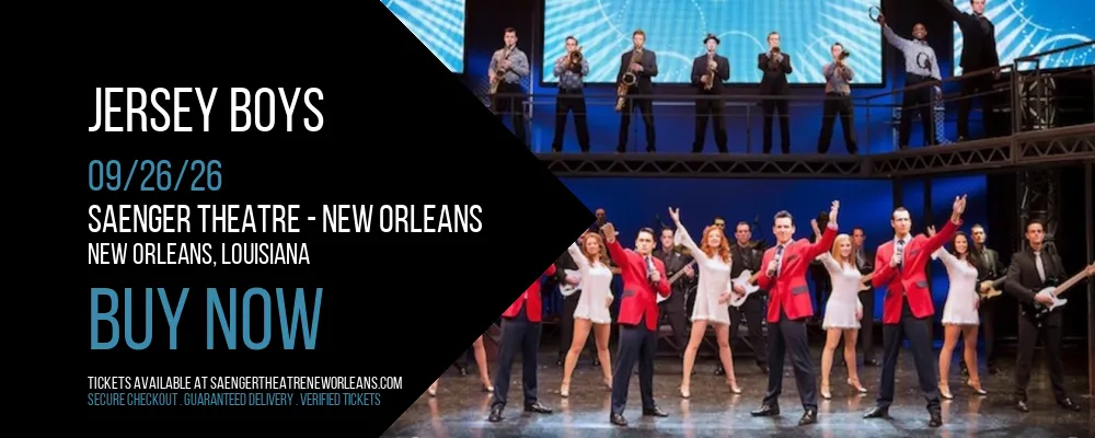 Jersey Boys at Saenger Theatre